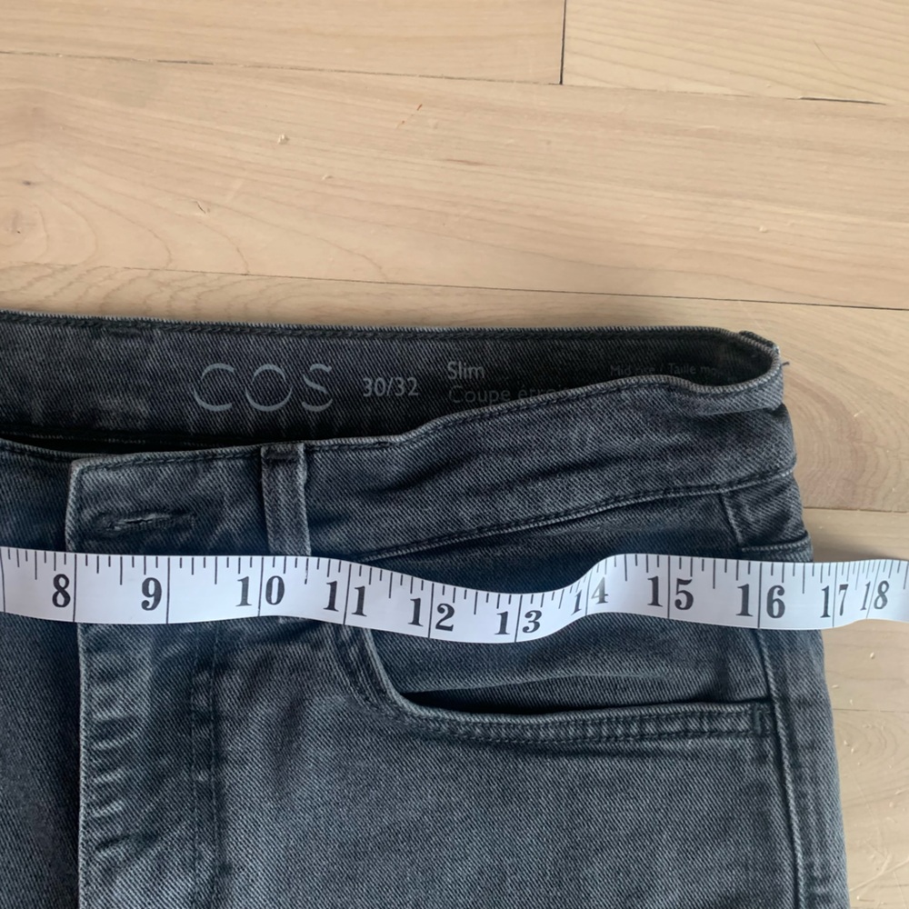 COS - Washed Black Slim-Fit Denim Jeans | Minimalist - Picture 5 of 10